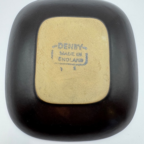 Denby Arabesque Sweet Dish Small Square Plate - Picture 5 of 7